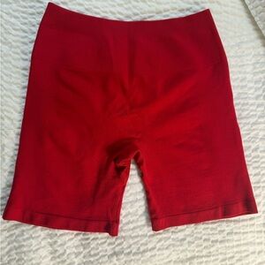 Red Aurola Women's Workout Shorts